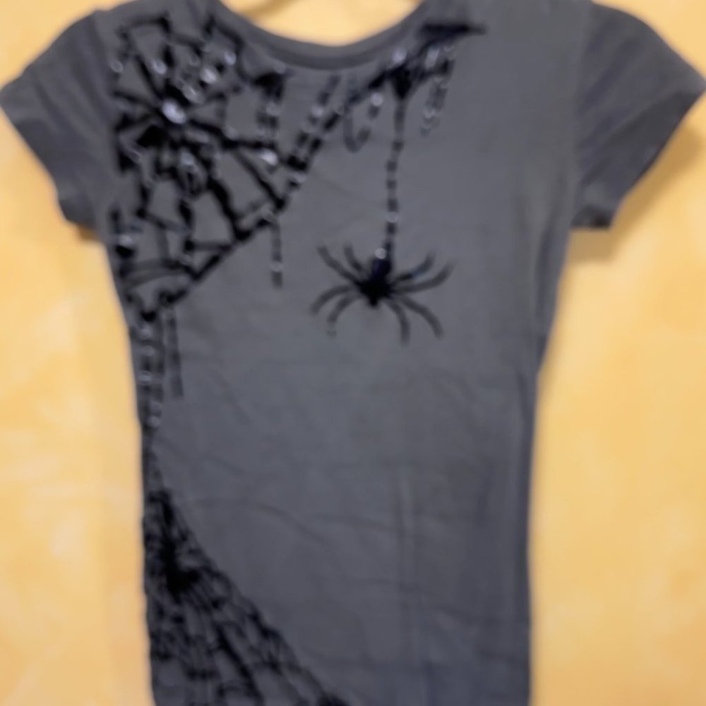 l.o.l. vintage grey spider tee